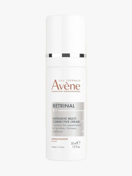 Eau Thermale Avène RetrinAL 0.1 Intensive Cream in branded component on a light gray background